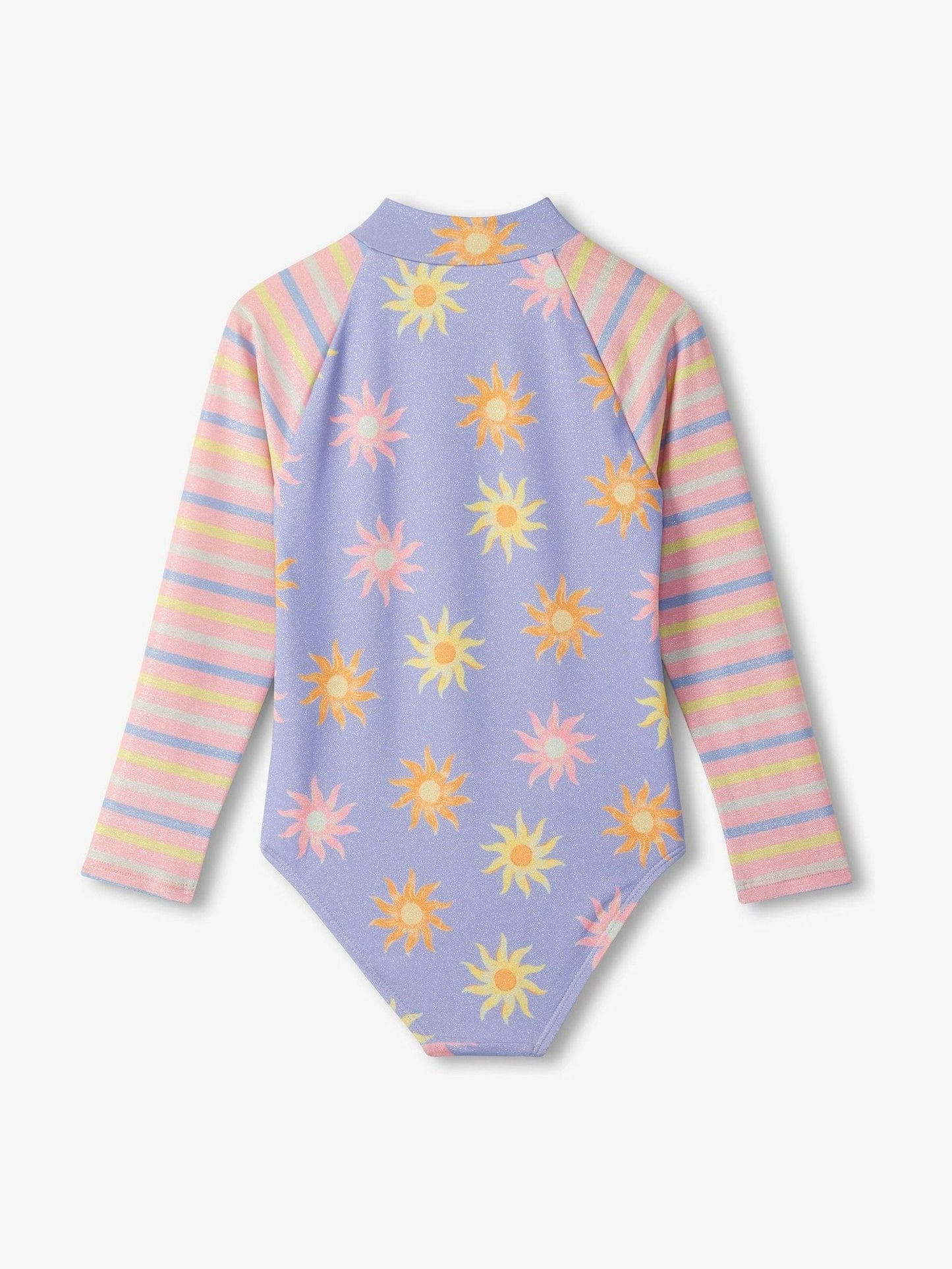 Hatley Purple Light Light Longsleeve Rashguard Swimsuit image 2