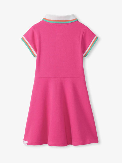 Hatley Pink Raspberry Rose Pique Polo Dress image 2