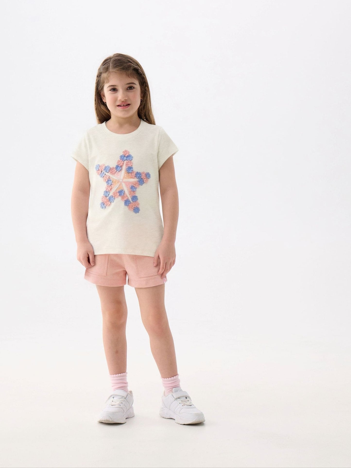 Hatley Natural Tee And Short Set image 1