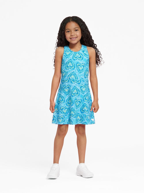 Hatley Blue Candy Hearts Active A-Line Dress image 1