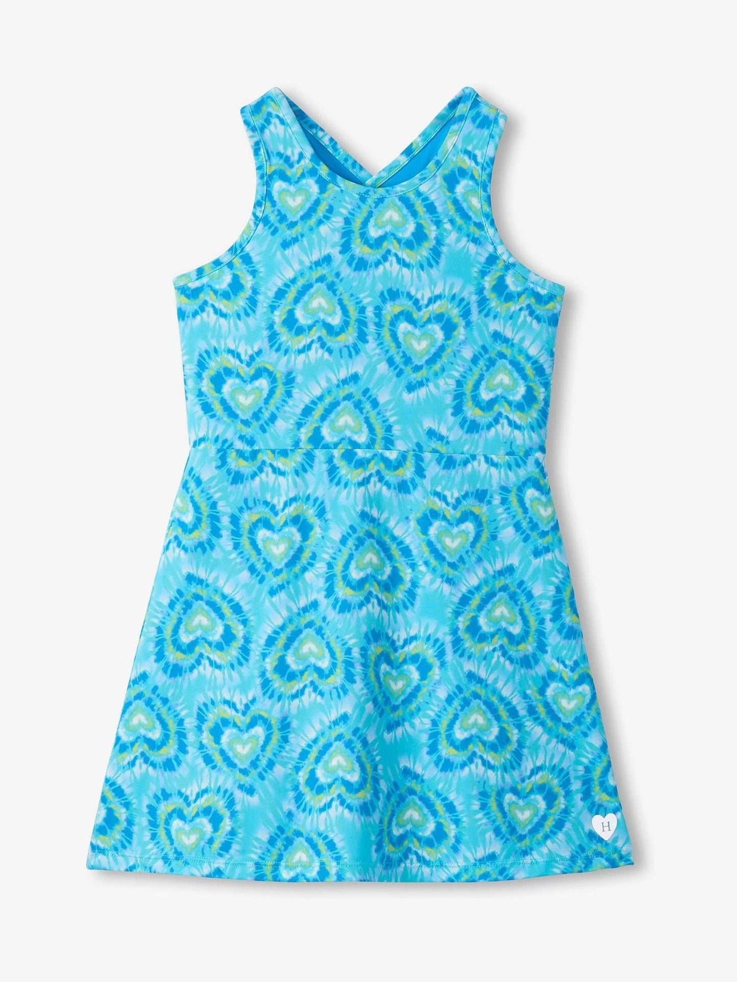 Hatley Blue Candy Hearts Active A-Line Dress image 2