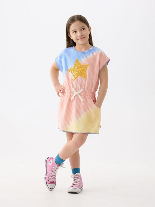 Hatley Pink Star Ombre Pull On Dress image 1