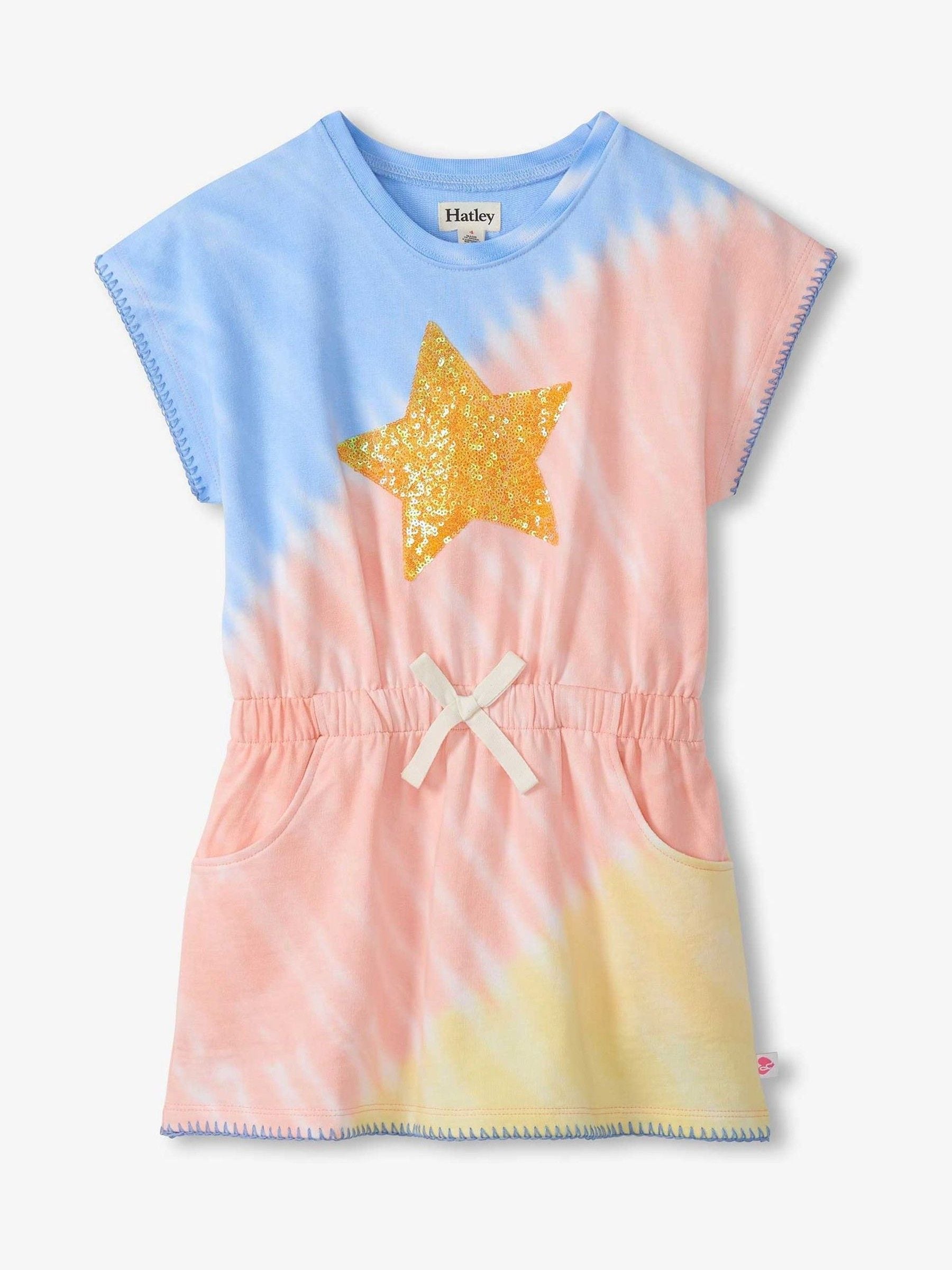 Hatley Pink Star Ombre Pull On Dress image 3