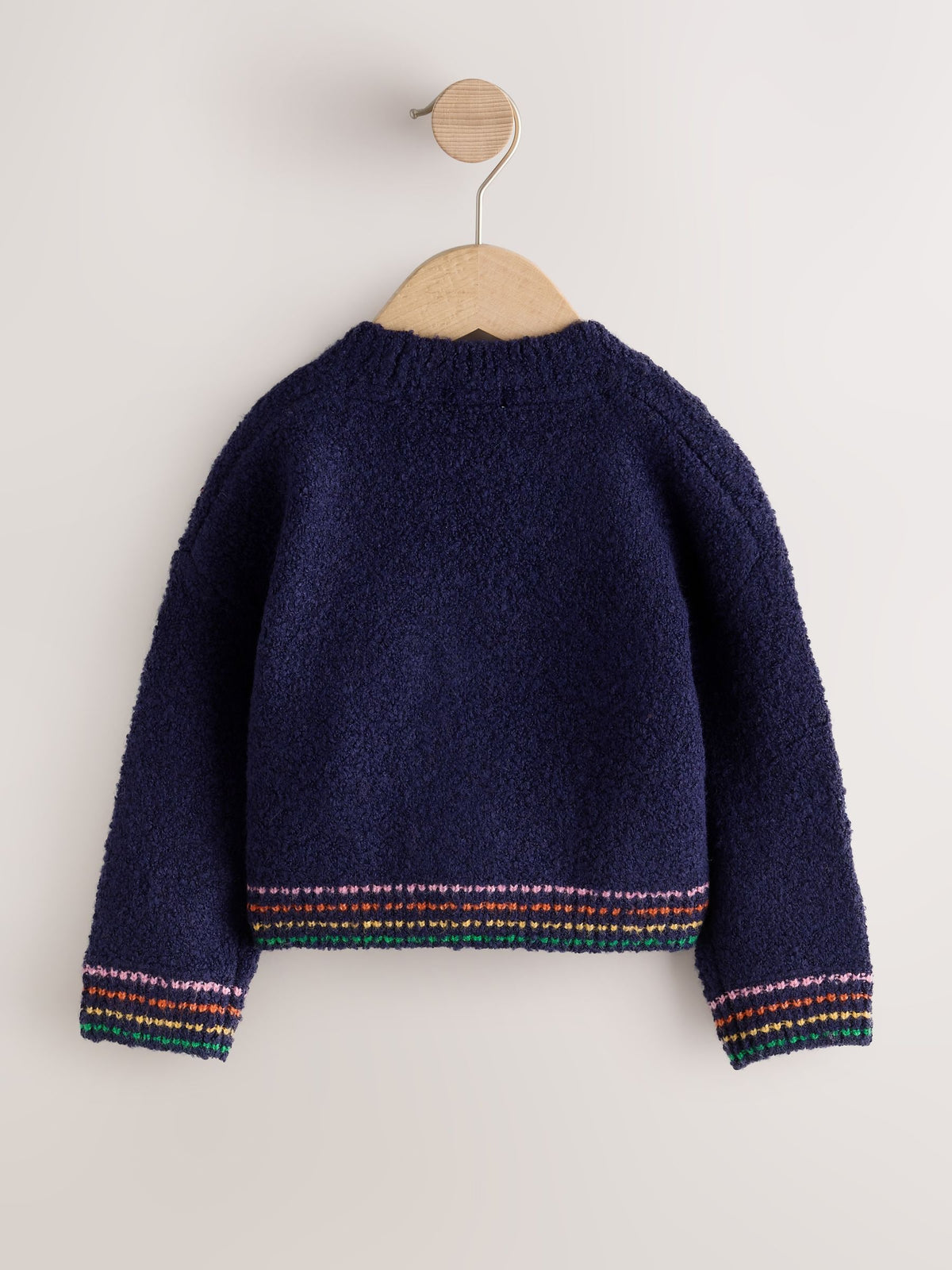 Navy Fun Character V-Neck Cardigan (3mths-7yrs) - image 5