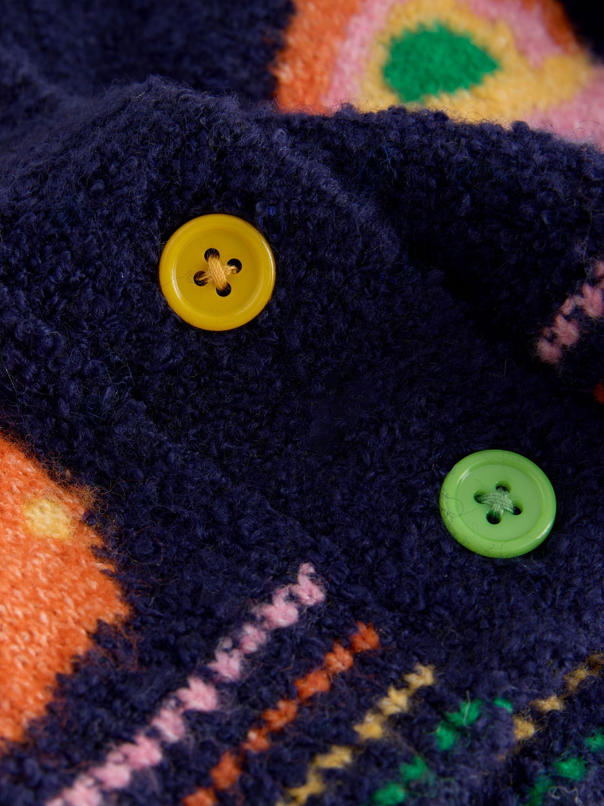 Navy Fun Character V-Neck Cardigan (3mths-7yrs) - image 7