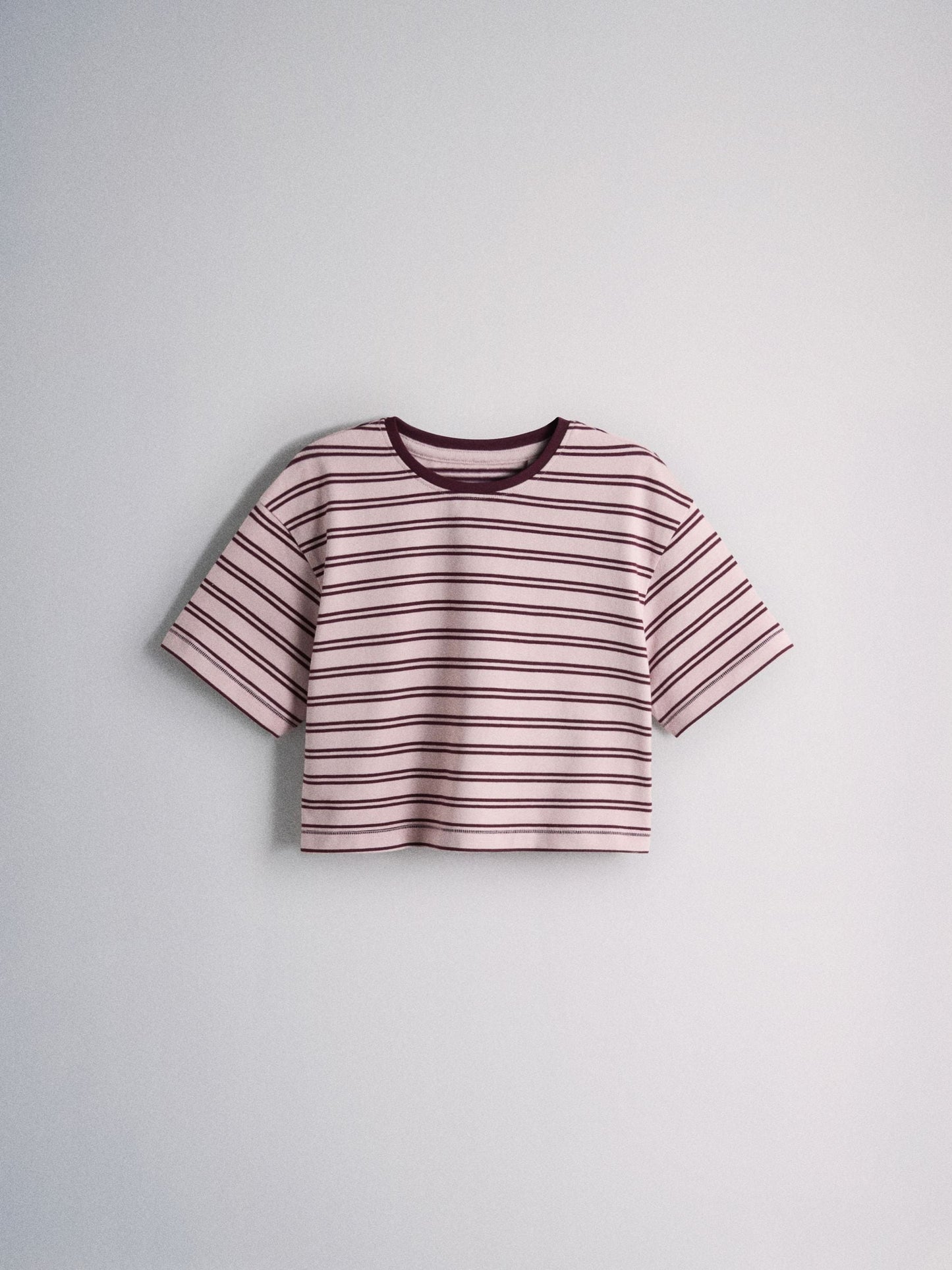 Dsiney Kidz - The Set 5 Pack Short Sleeve Oversized T-Shirts Red Stripe/Light Blue/White image 3
