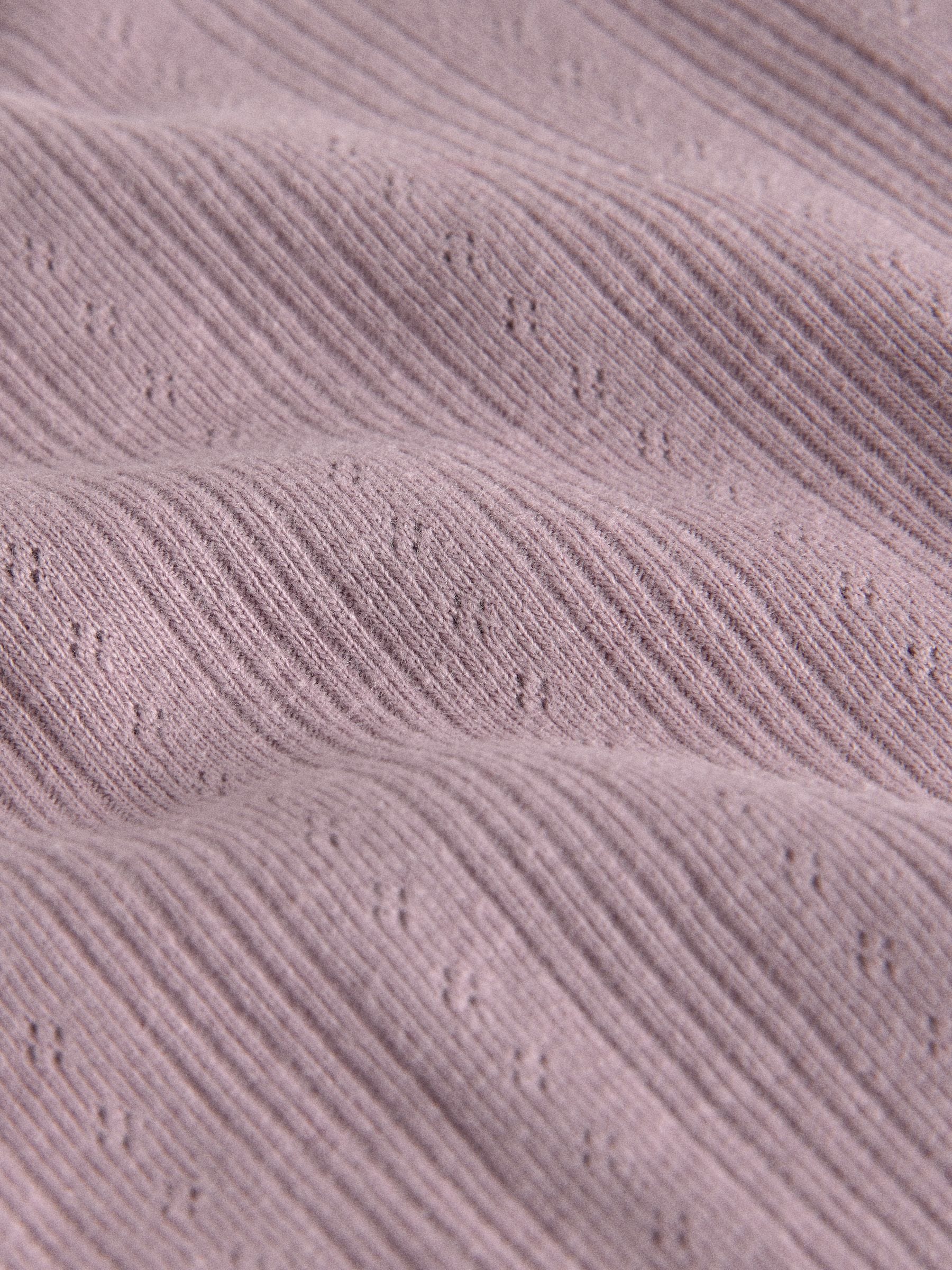 Dsiney Kidz - The Set 3 Pack Jersey Pointelle Long Sleeve Cardigans Purple/Lilac/Cream image 9