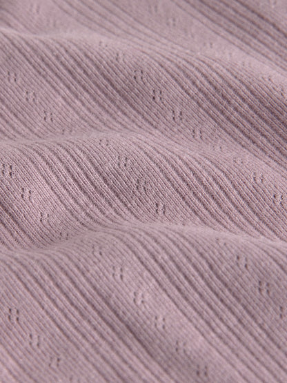 Dsiney Kidz - The Set 3 Pack Jersey Pointelle Long Sleeve Cardigans Purple/Lilac/Cream image 9