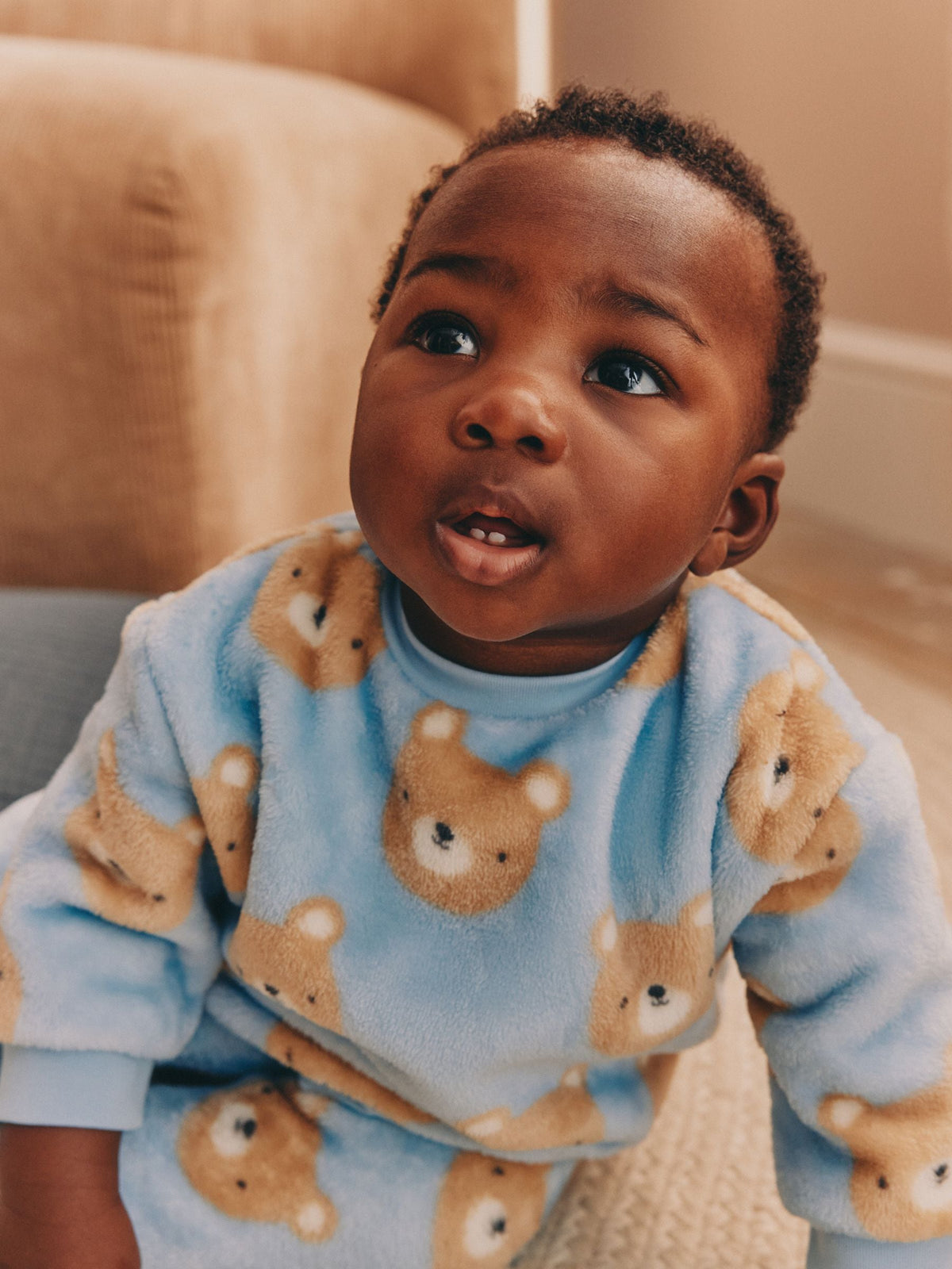 Blue Bear Fleece Top and Joggers Baby Set (0mths-2yrs) - image 2
