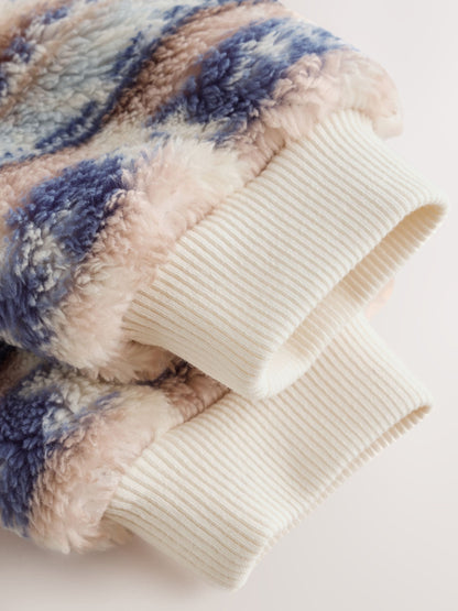 Blue Fairisle Fleece Top and Joggers Baby Set (0mths-2yrs) - image 5