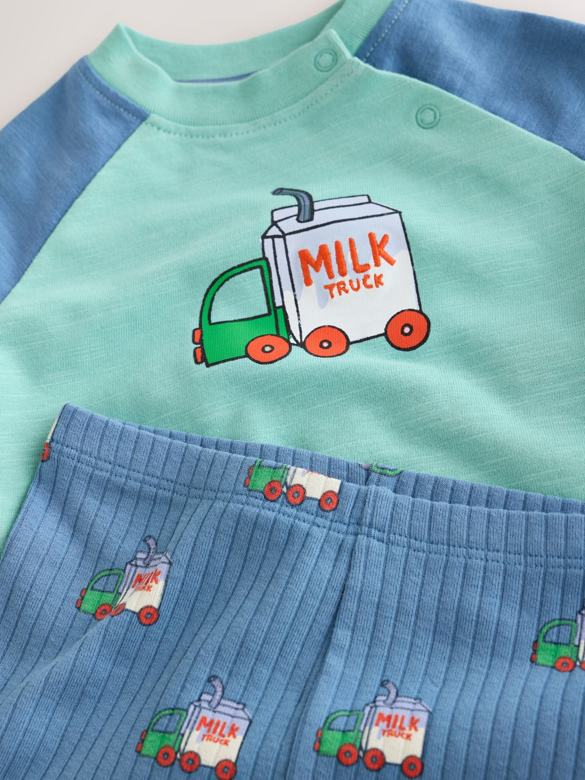 Green Milk Truck Top and Leggings Baby Set (0mths-2yrs) - image 7