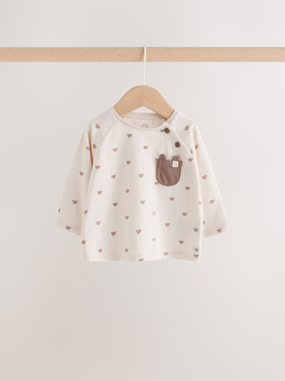 Tan Brown Bear Top and Leggings Baby Set (0mths-2yrs) - image 3