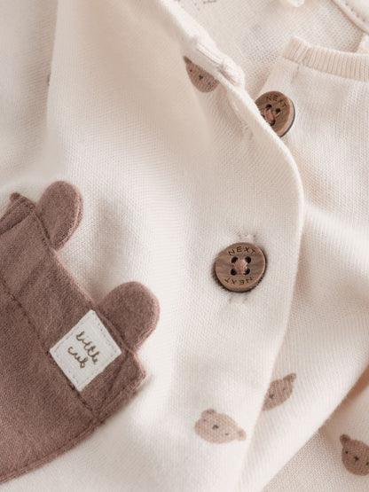 Tan Brown Bear Top and Leggings Baby Set (0mths-2yrs) - image 9