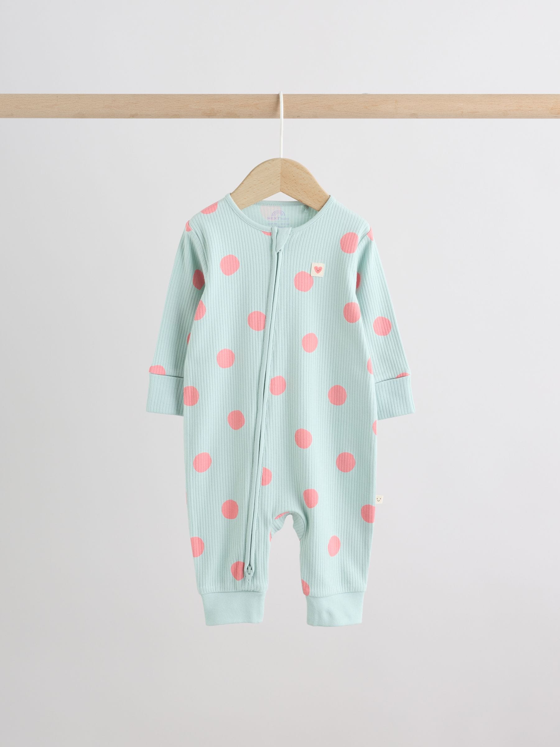 Bright Spot Baby Sleepsuits 4 Pack (0mths-3yrs) image 6