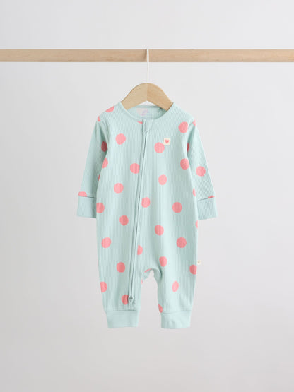 Bright Spot Baby Sleepsuits 4 Pack (0mths-3yrs) image 6