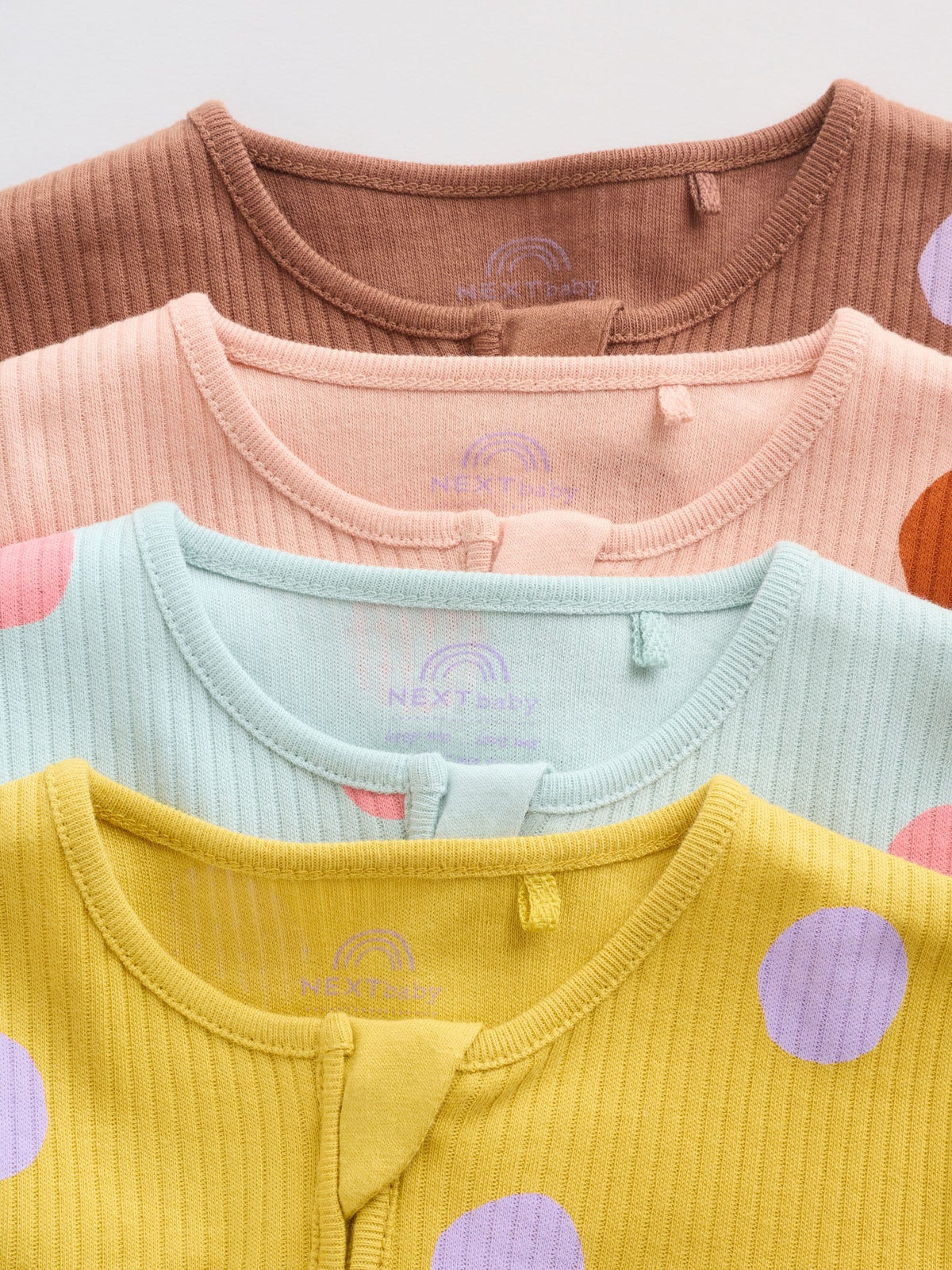 Bright Spot Baby Sleepsuits 4 Pack (0mths-3yrs) image 9