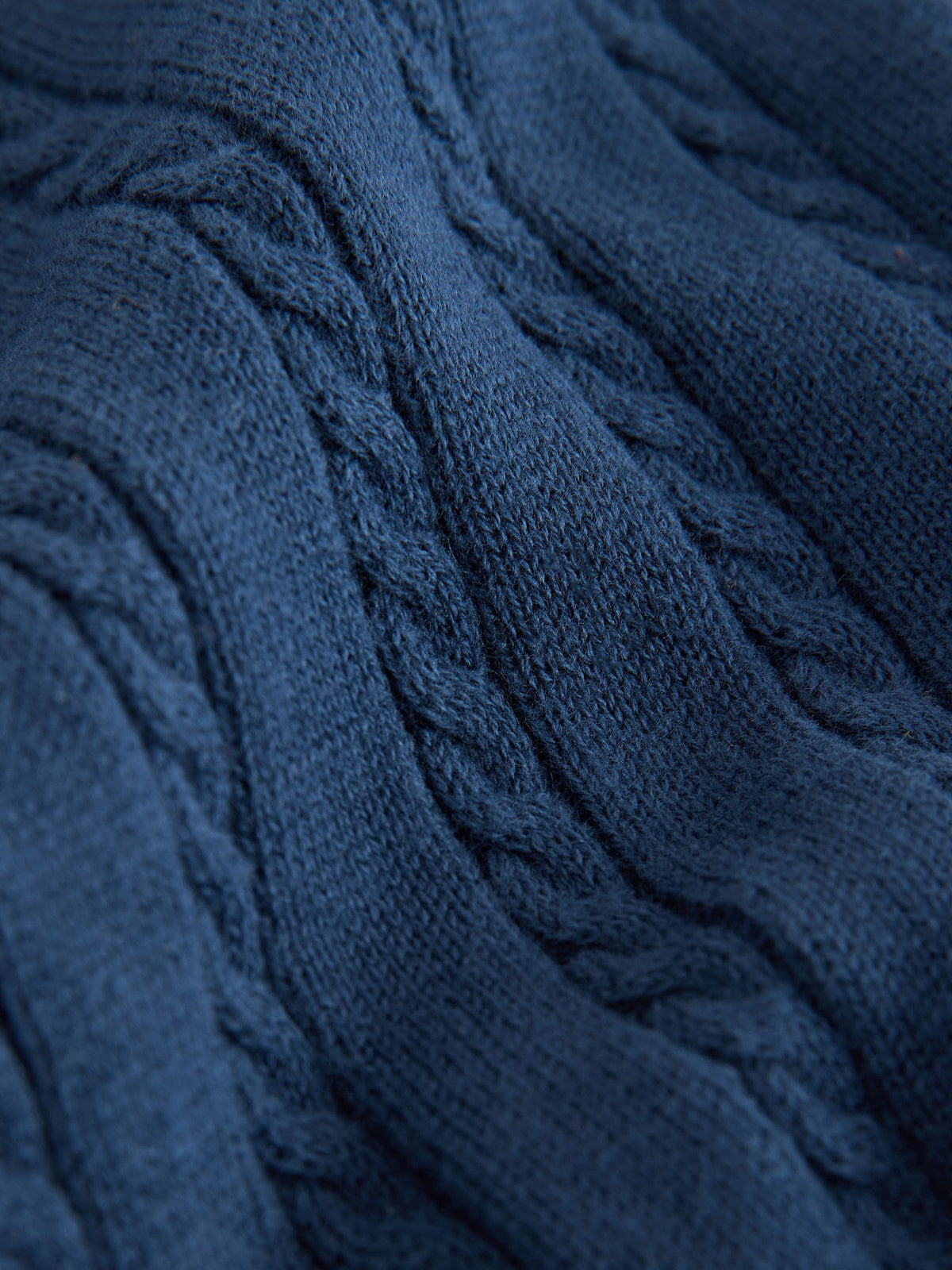 Dsiney Kidz - Navy Cable Knit Polo Shirt (3mths-7yrs) image 3