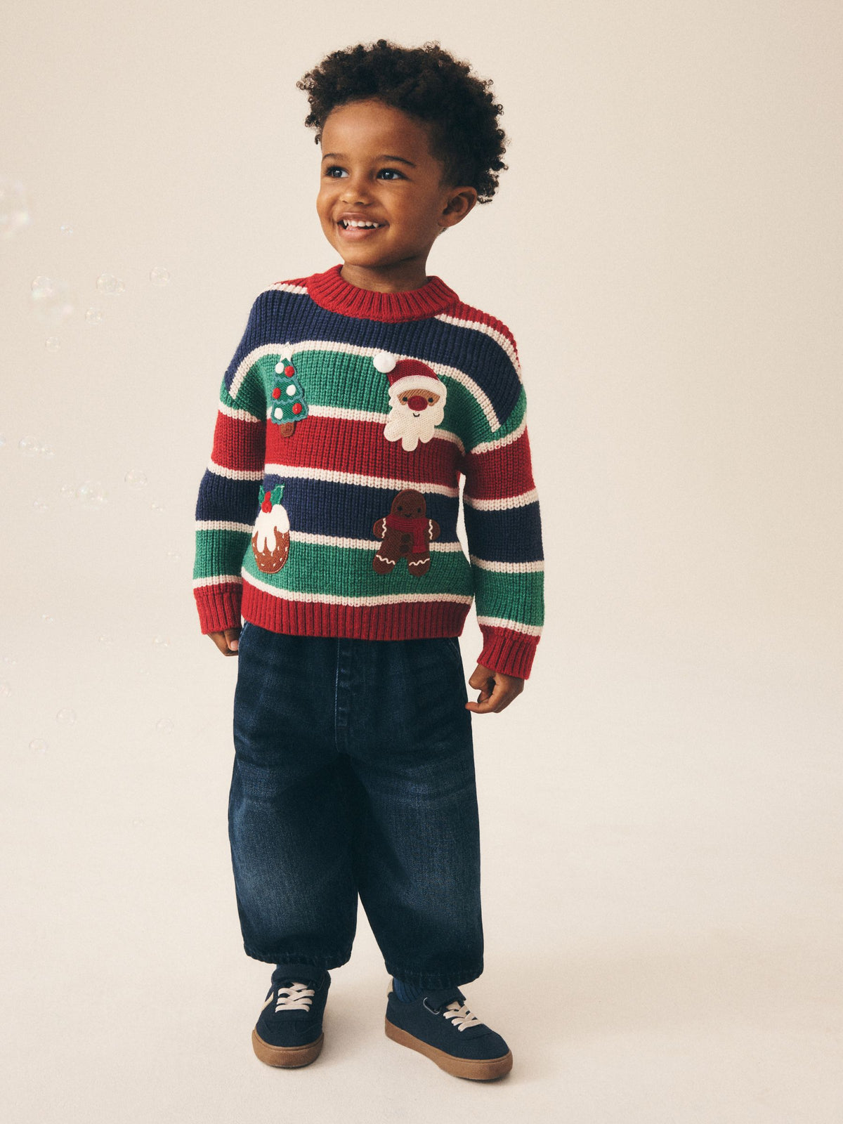 Multi Christmas Crew Neck Jumper (3mths-10yrs) - image 2