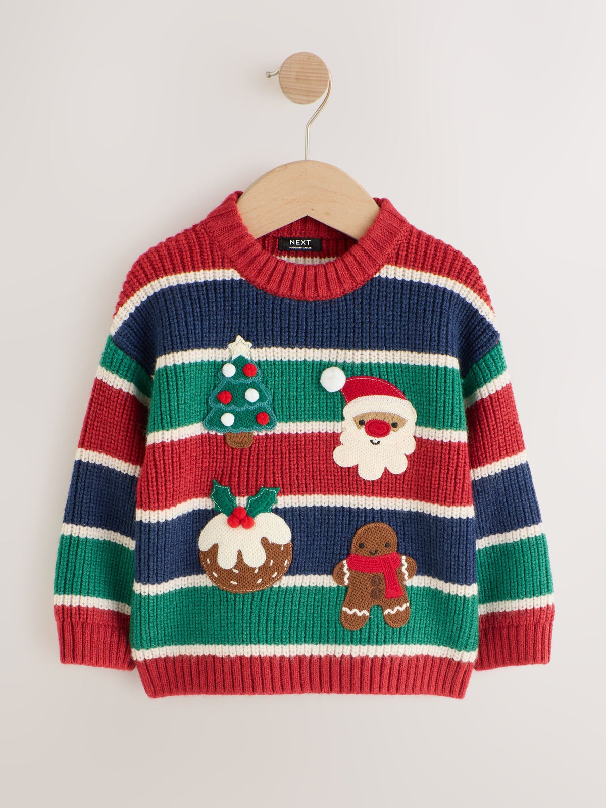 Multi Christmas Crew Neck Jumper (3mths-10yrs) - image 4
