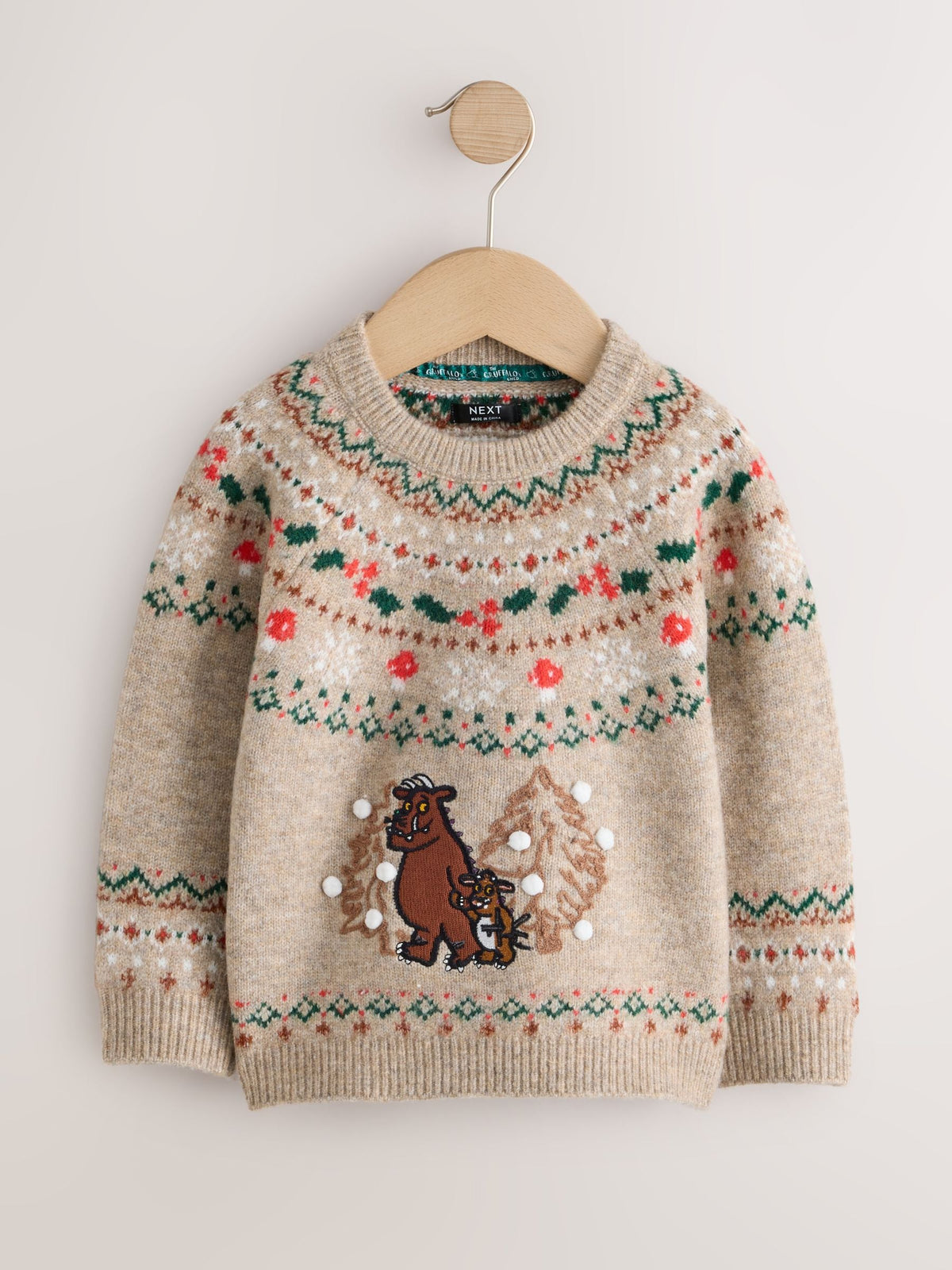 Ecru Gruffalo Christmas Crew Neck Jumper (3mths-7yrs) - image 6