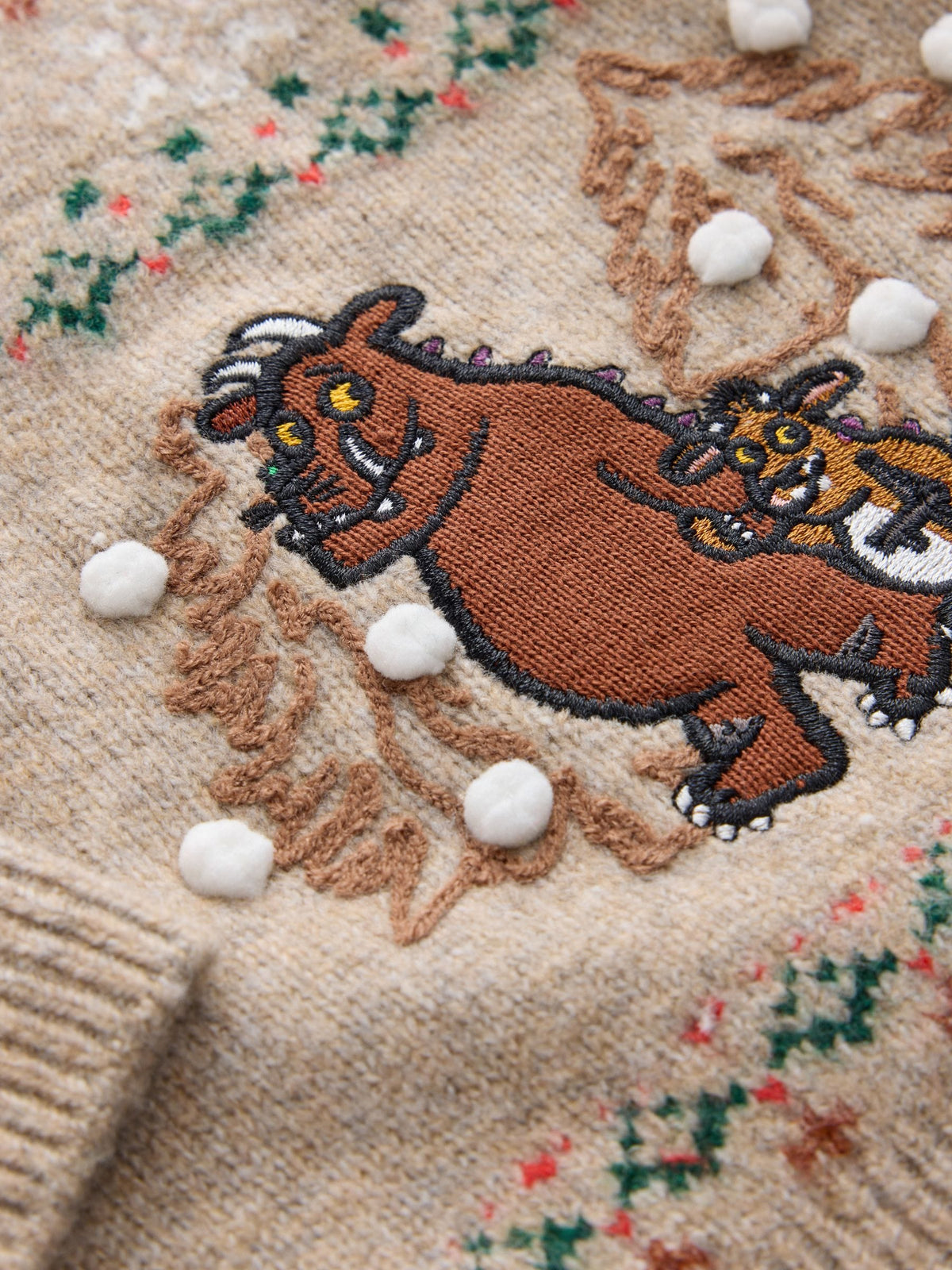 Ecru Gruffalo Christmas Crew Neck Jumper (3mths-7yrs) - image 9