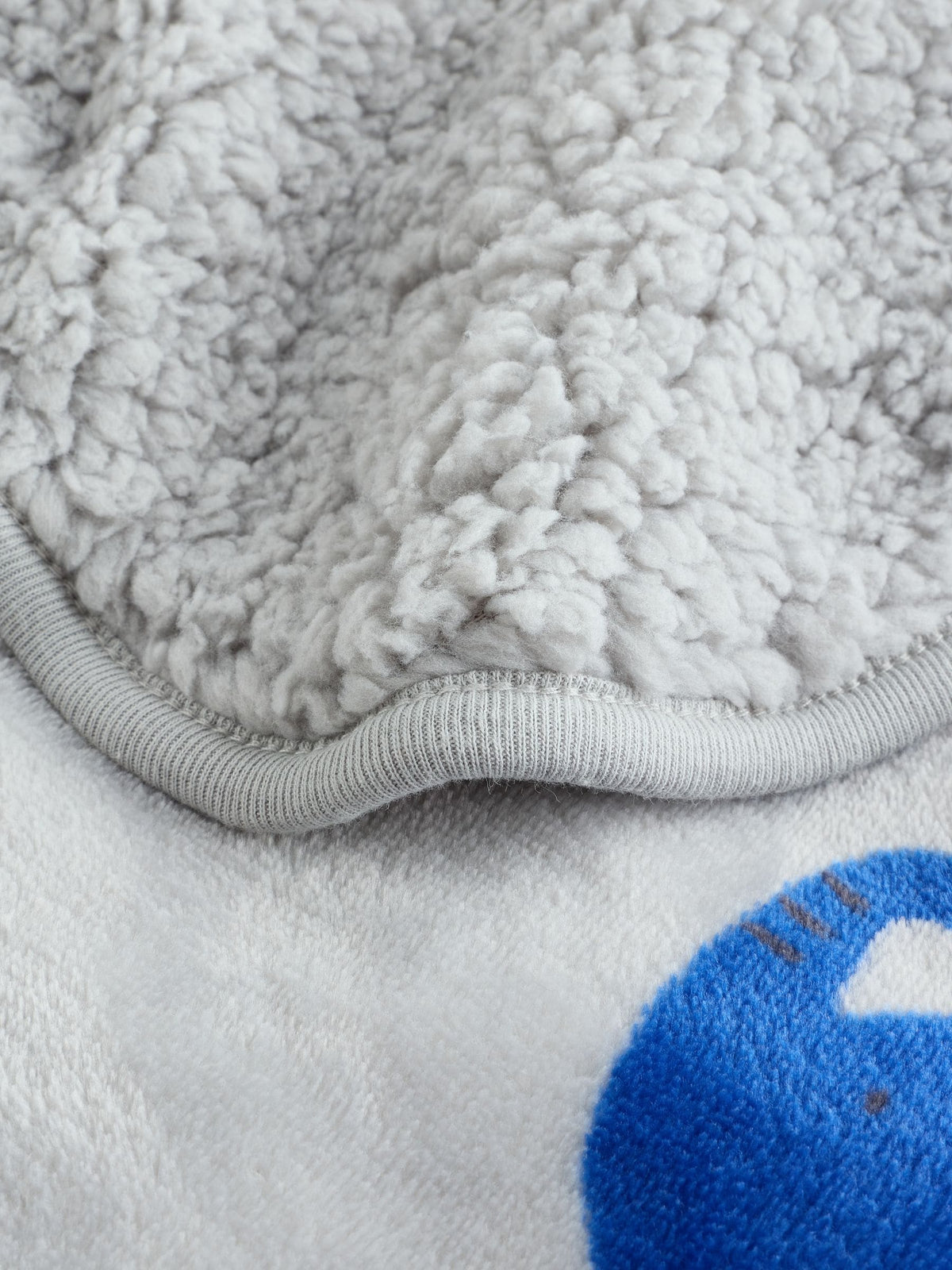 Blue Elephant Fleece Baby Blanket - image 3