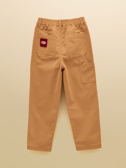 Joules Boys' Felix Tan Brown Carpenter Trousers - image 3