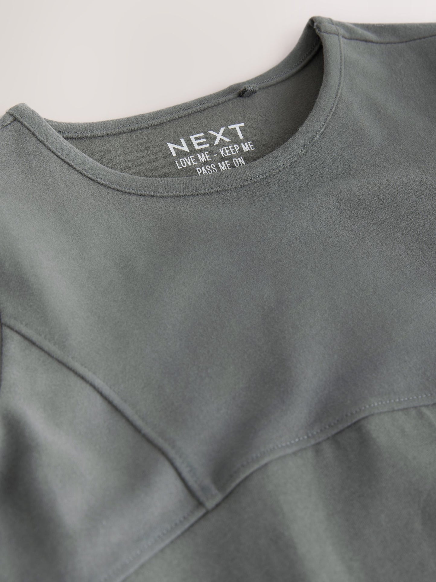 Dsiney Kidz - Grey Long Sleeve Seam Detail Top (3-16yrs) image 8