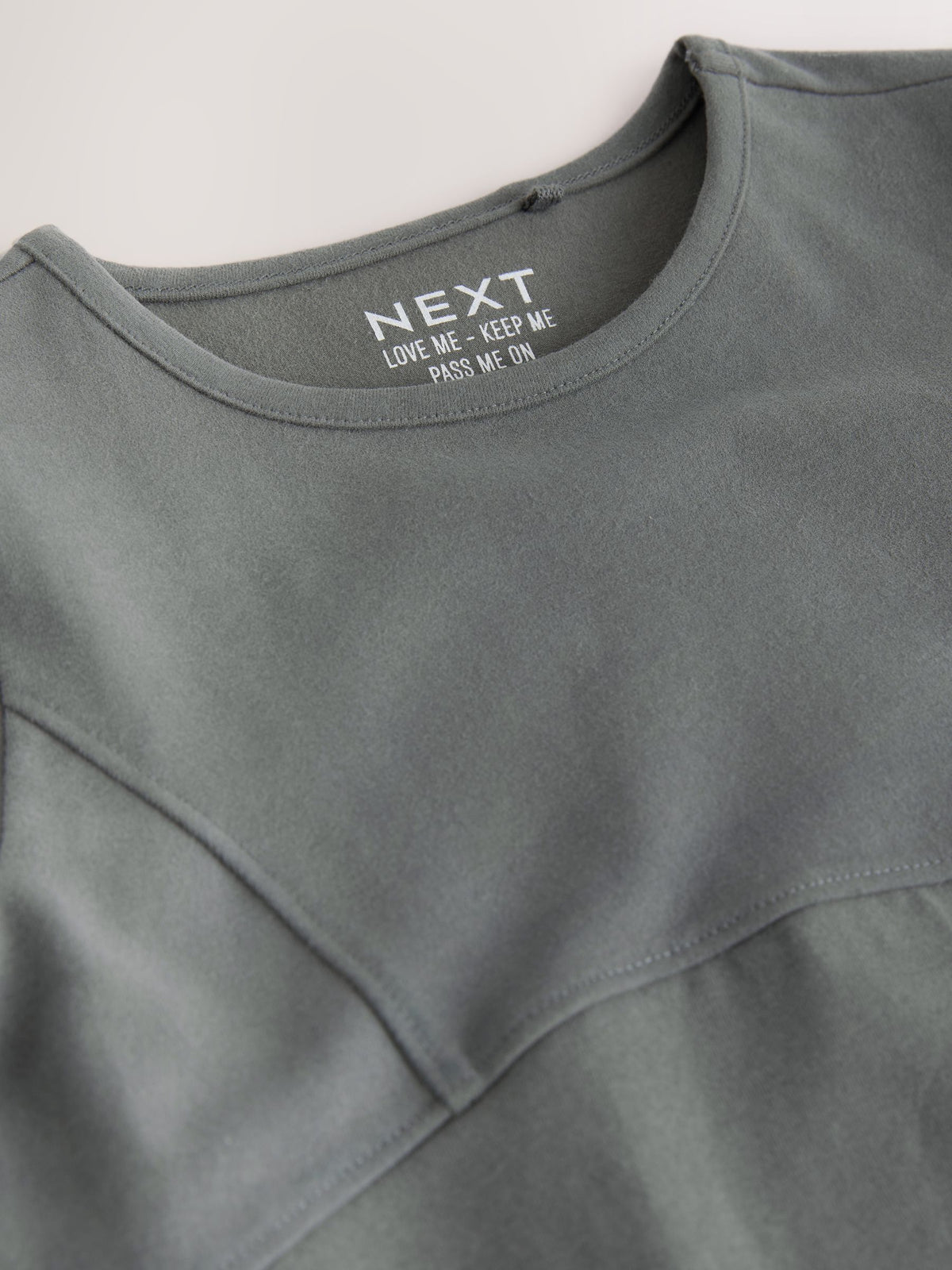 Dsiney Kidz - Grey Long Sleeve Seam Detail Top (3-16yrs) image 8
