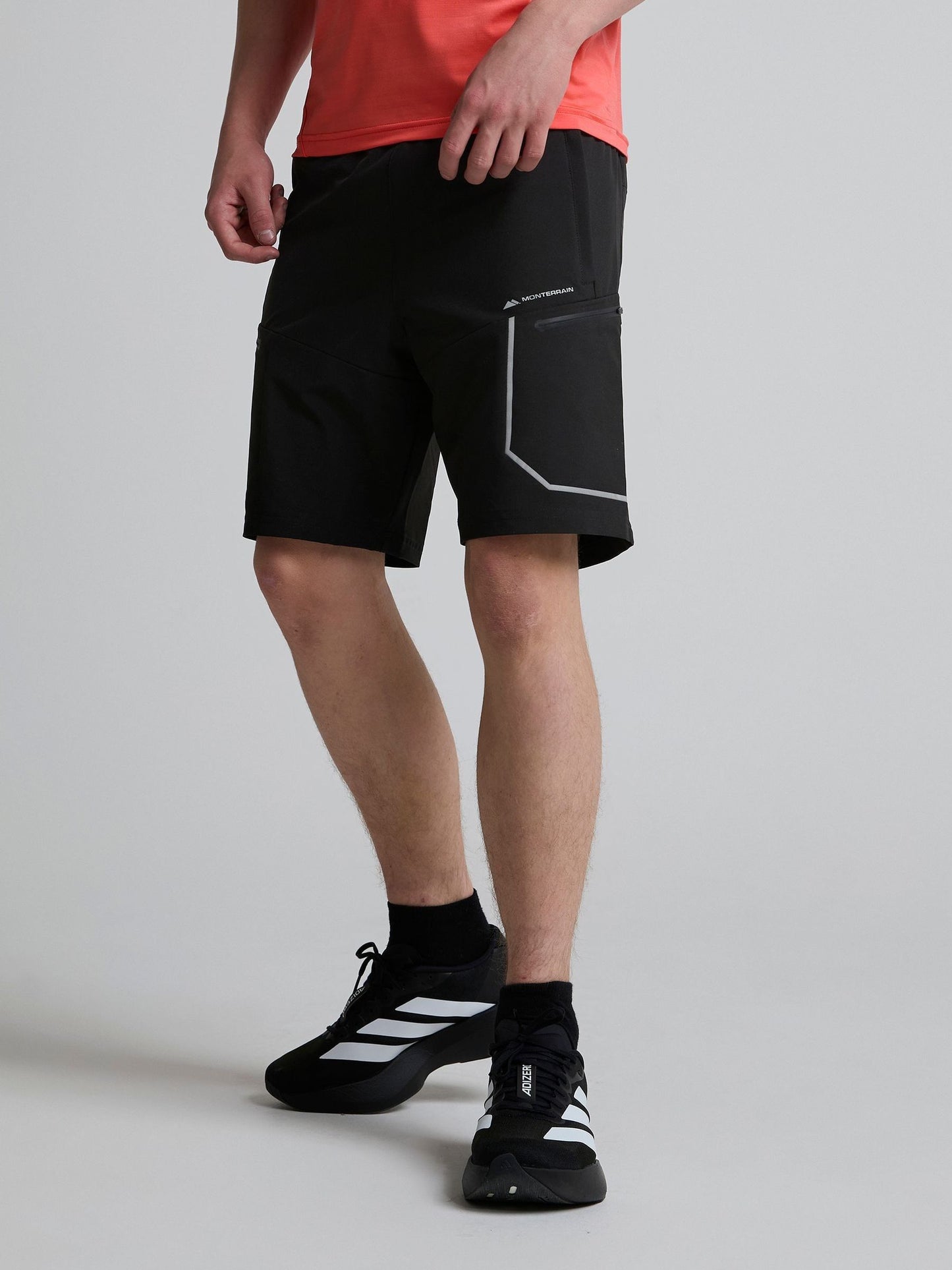 Dsiney Kidz - Monterrain Black Ramble 3.0 Woven Running Shorts image 1