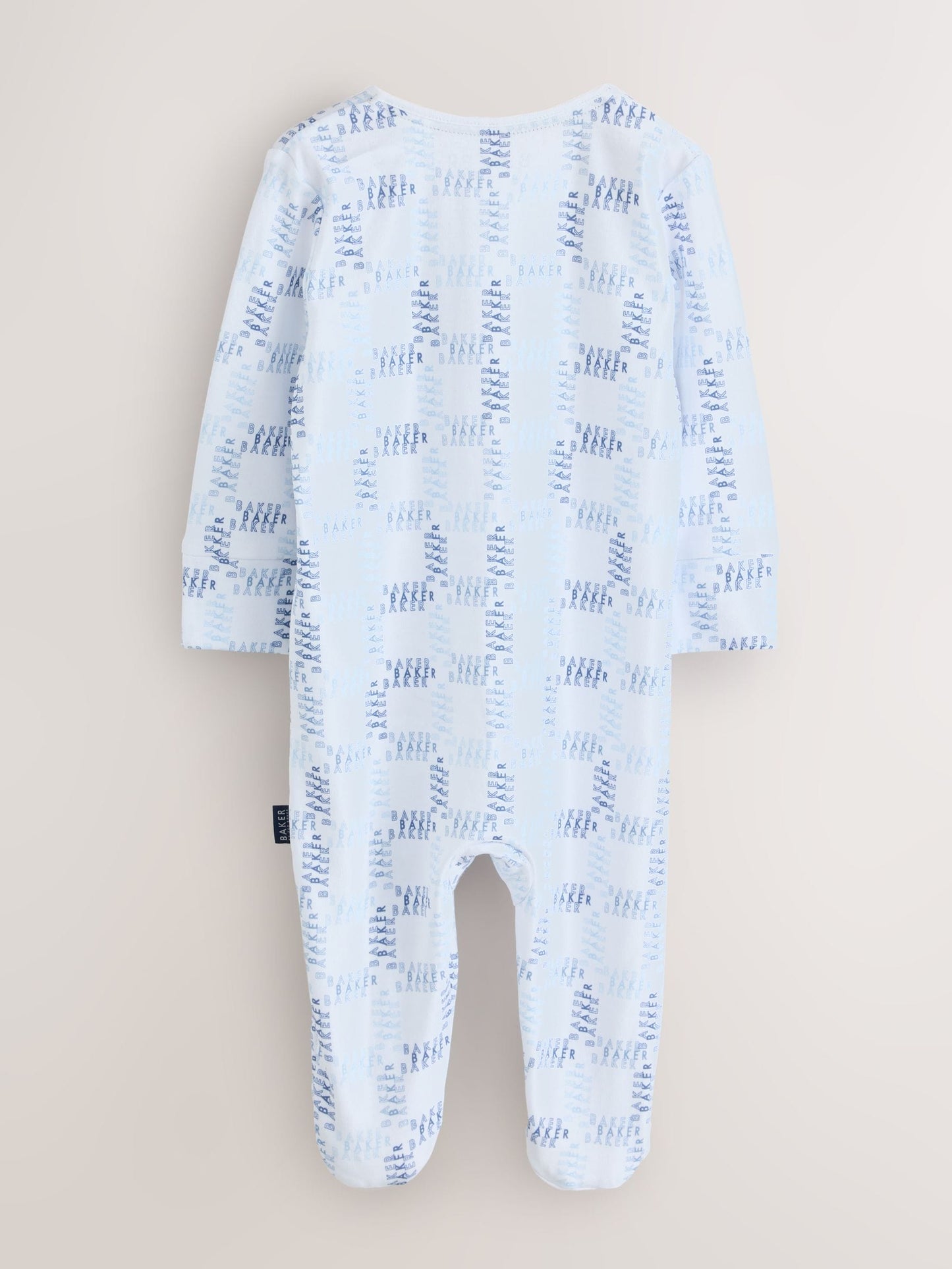 Baker by Ted Baker Blue Baker by Ted Baker 3 Pack Sleepsuits image 2