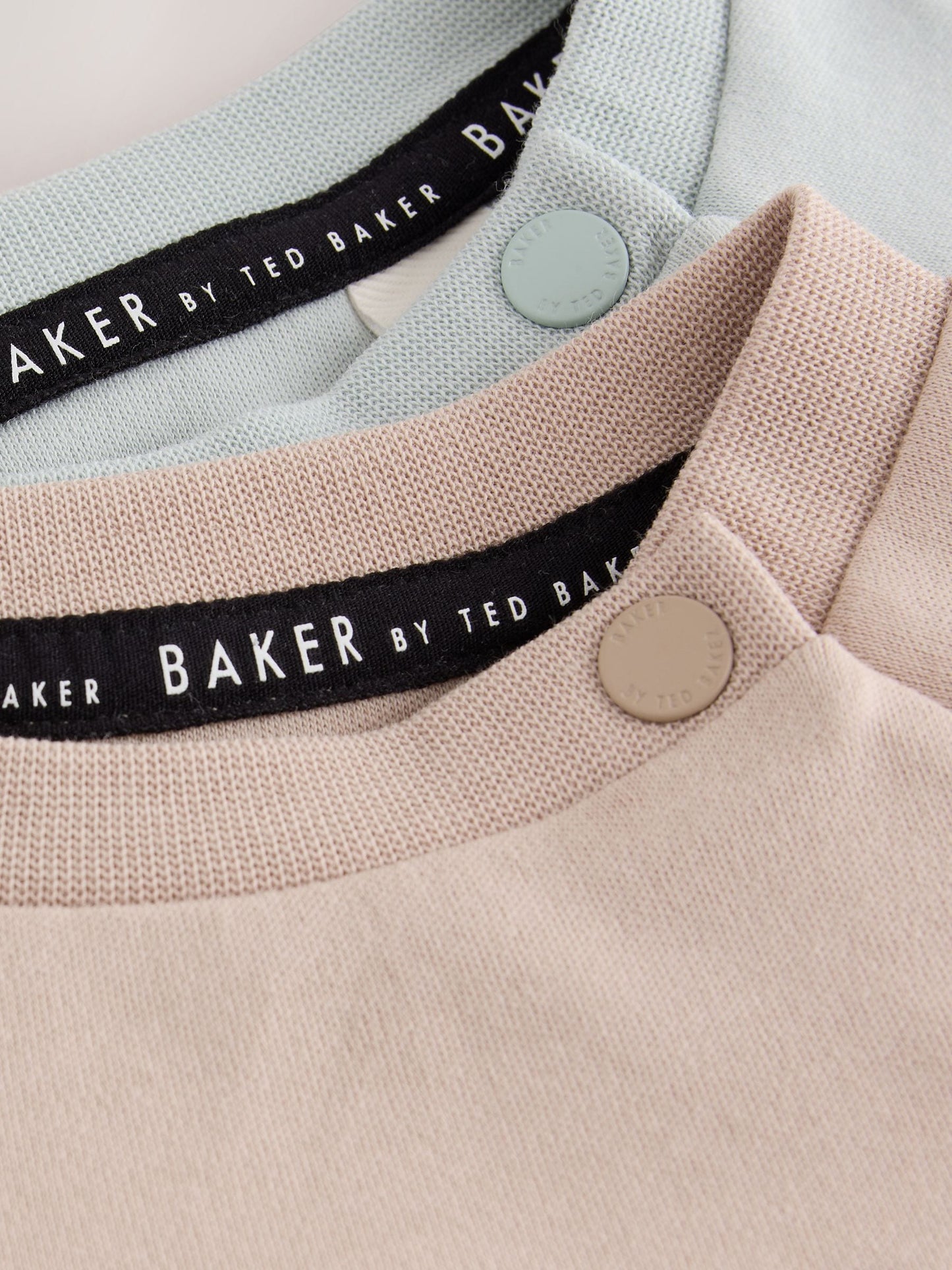 Baker by Ted Baker Green/Ecru Romper and Hat 3 Piece Set image 6