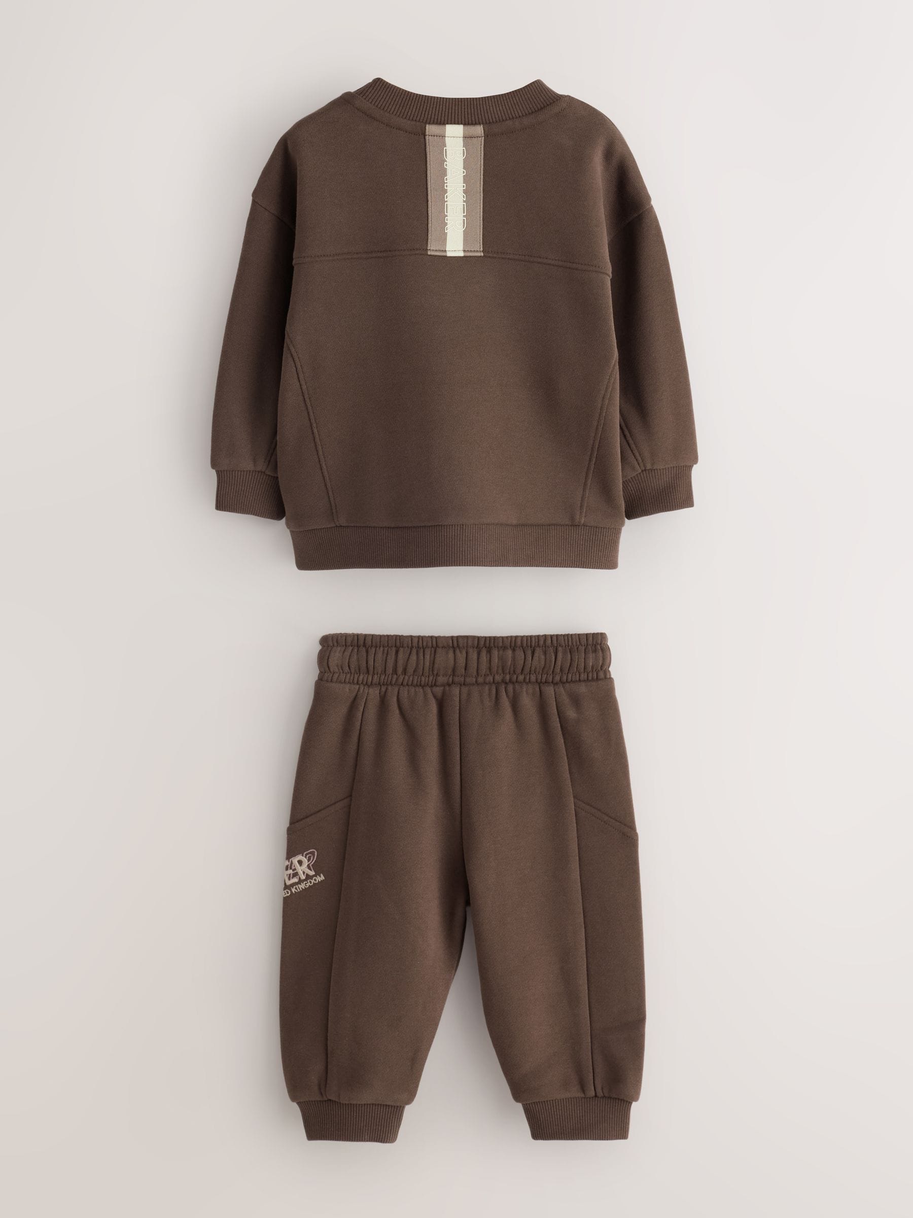 Baker by Ted Baker Brown Sweatshirt and Joggers Set image 2