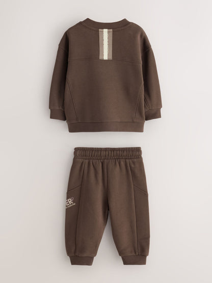 Baker by Ted Baker Brown Sweatshirt and Joggers Set image 2
