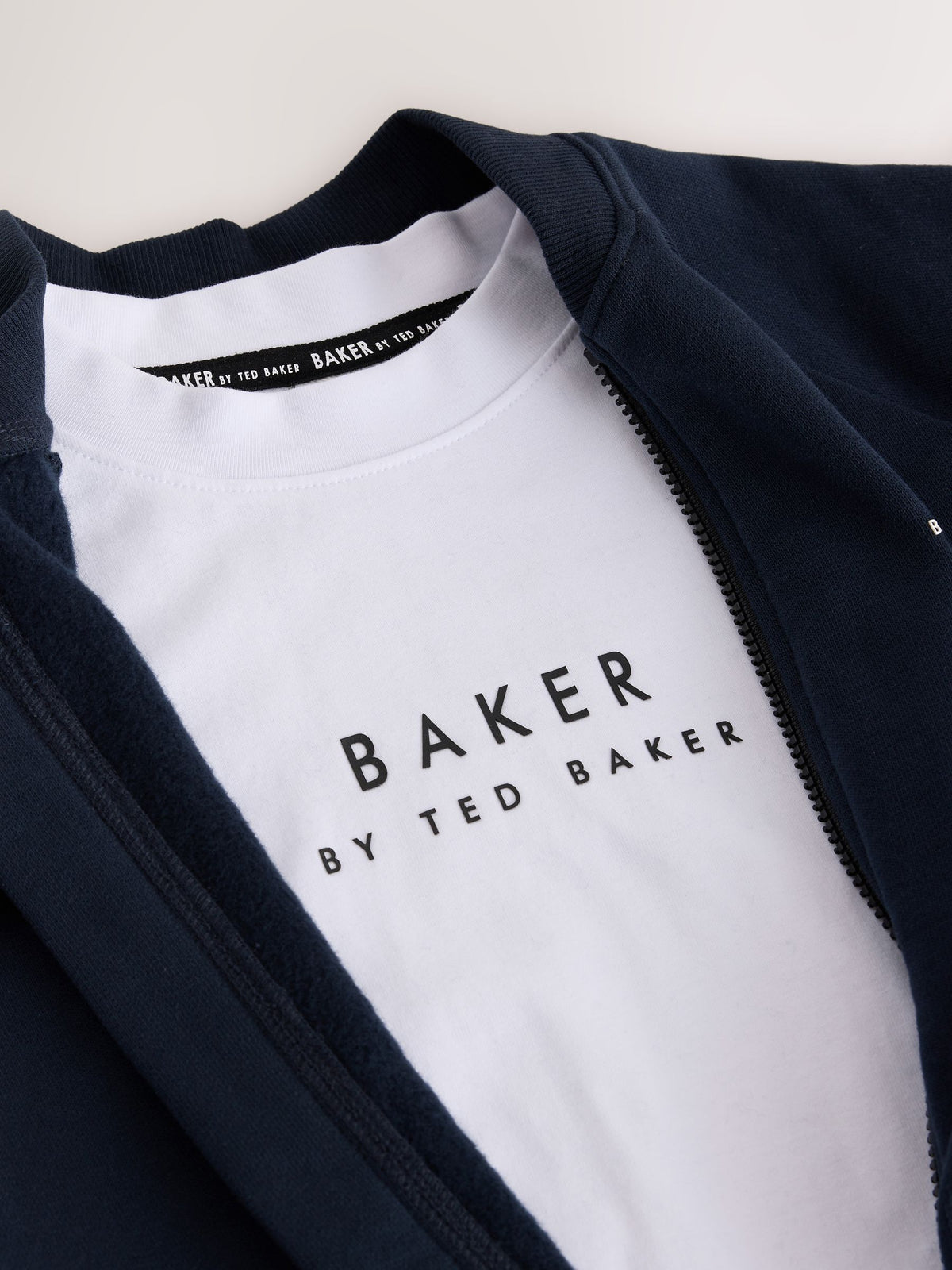 Baker by Ted Baker Navy Bomber Jacket, T-Shirt and Joggers Set - image 11