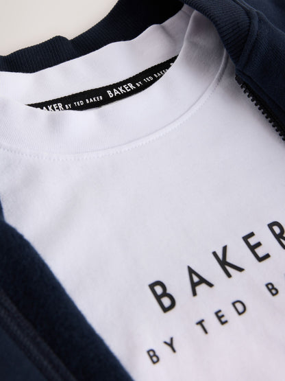 Baker by Ted Baker Navy Bomber Jacket, T-Shirt and Joggers Set - image 12