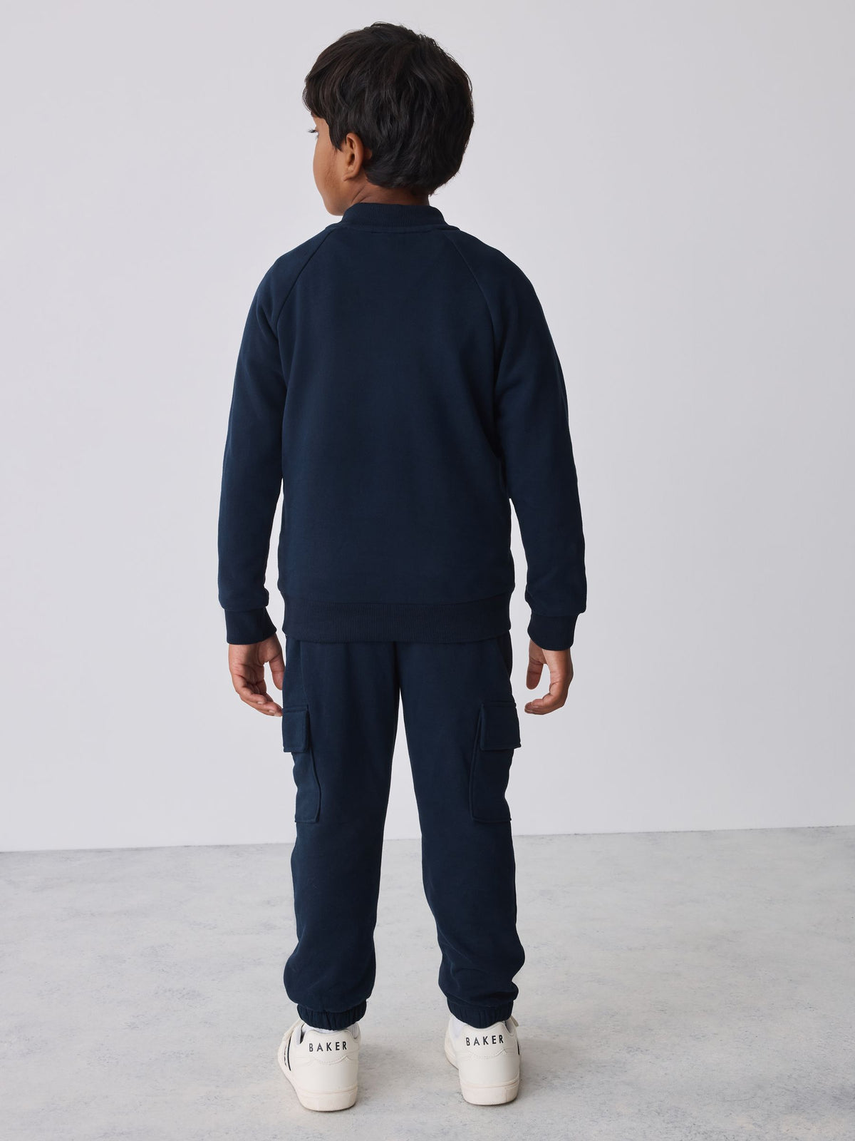 Baker by Ted Baker Navy Bomber Jacket, T-Shirt and Joggers Set - image 2