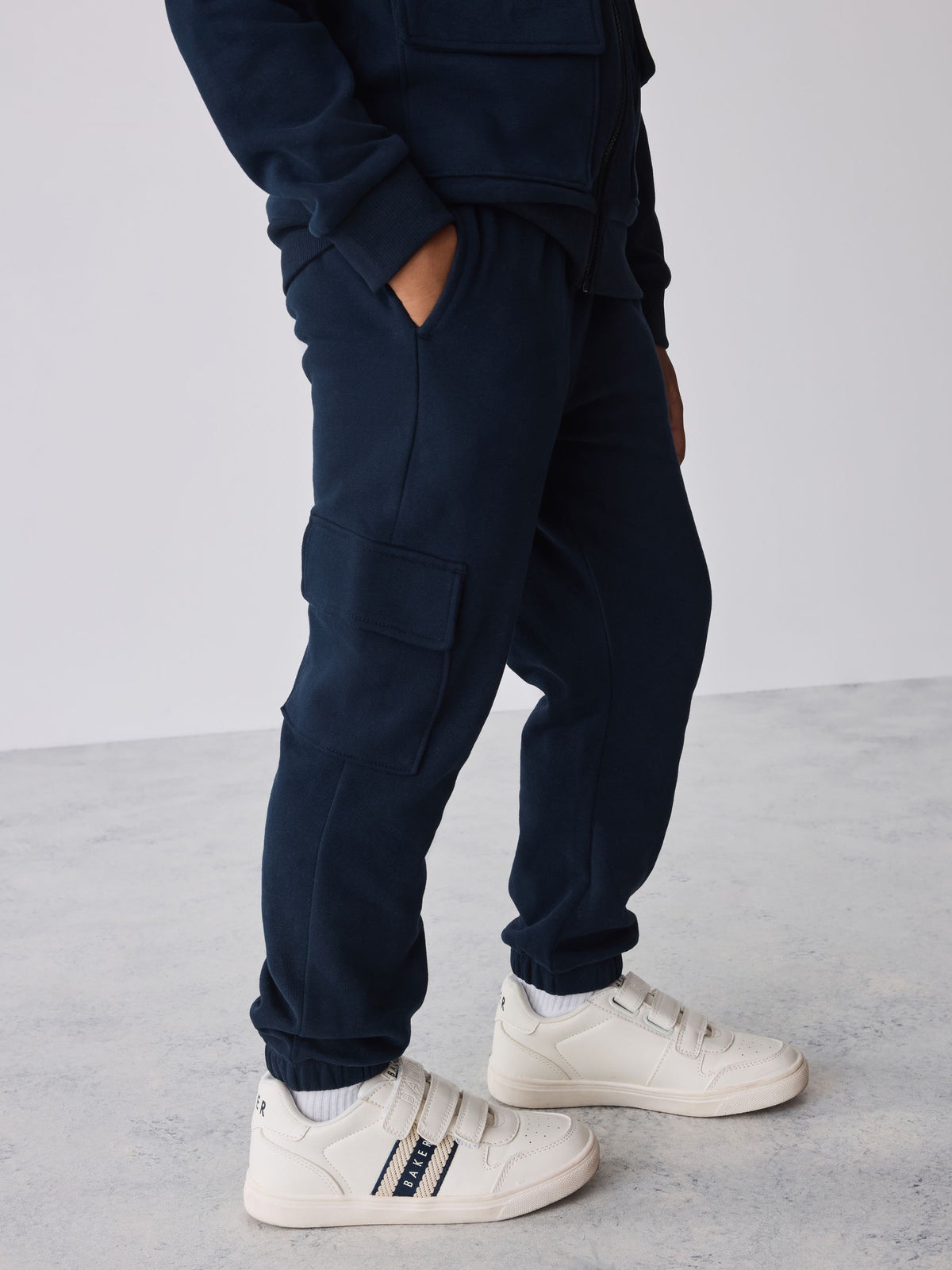 Baker by Ted Baker Navy Bomber Jacket, T-Shirt and Joggers Set - image 4