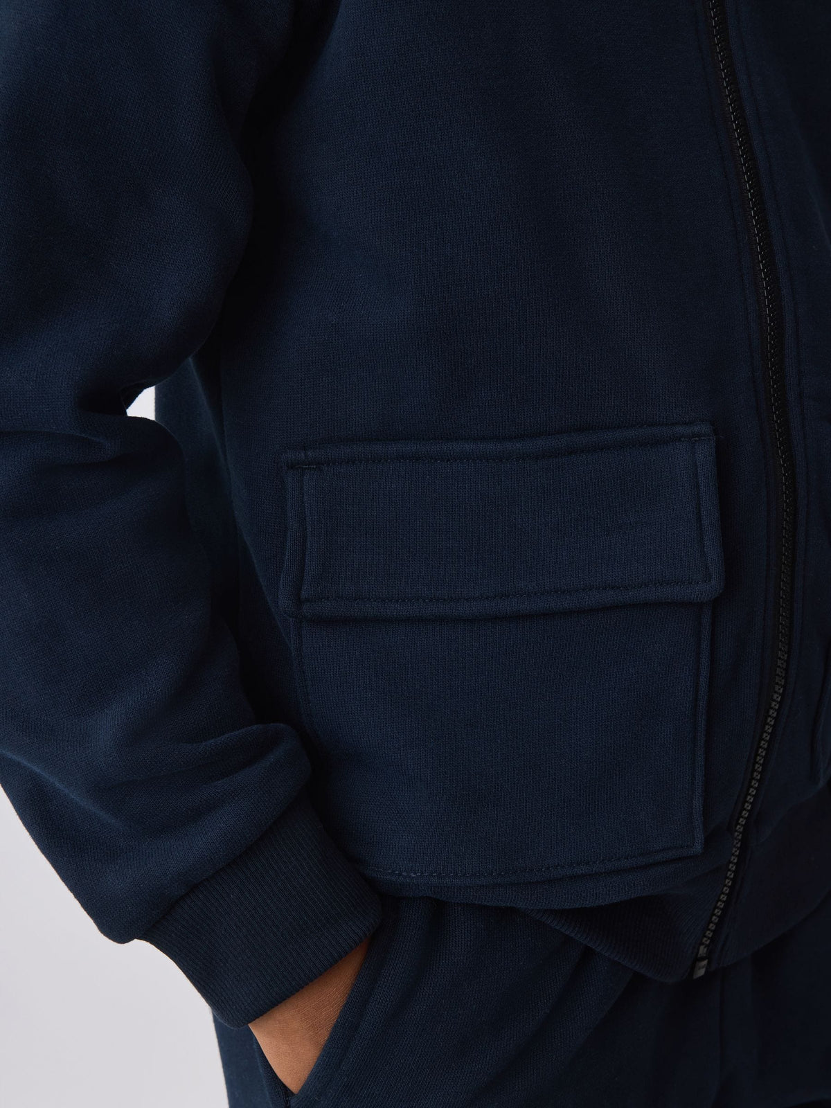 Baker by Ted Baker Navy Bomber Jacket, T-Shirt and Joggers Set - image 6