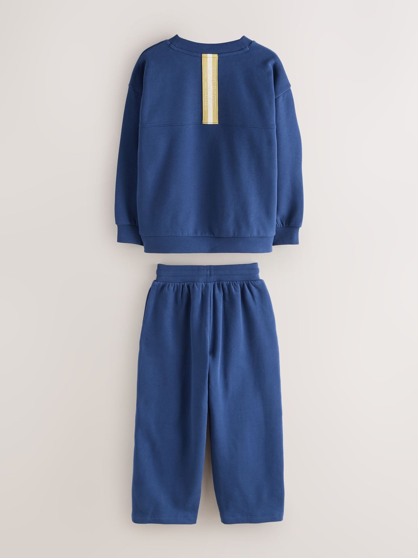 Dsiney Kidz - Baker by Ted Baker Blue Baker by Ted Baker Oversized Sweatshirt and Wide Leg Joggers Set image 9