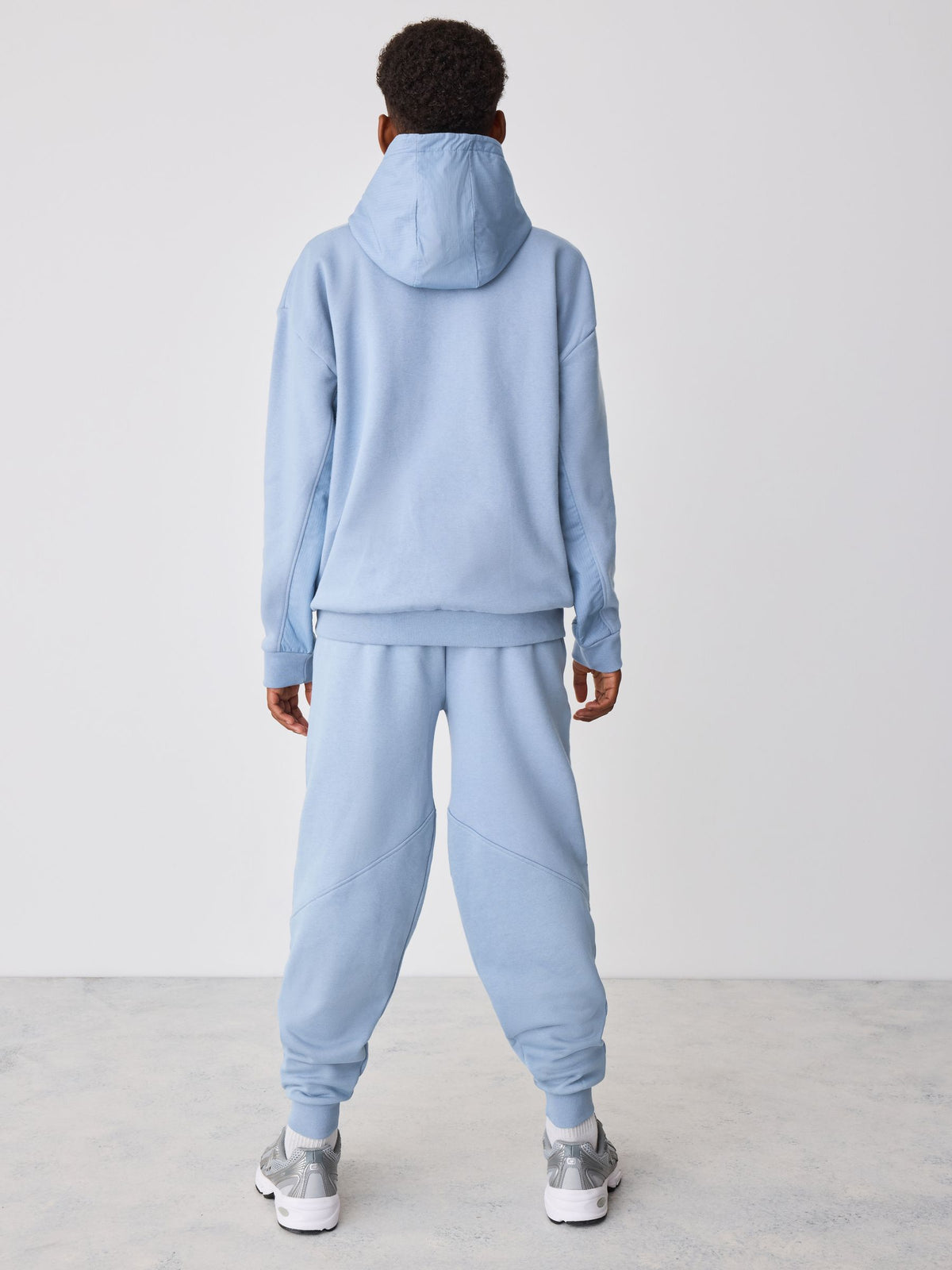Baker by Ted Baker Blue Oversized Blue Funnel Neck Hoodie and Joggers Set - image 2