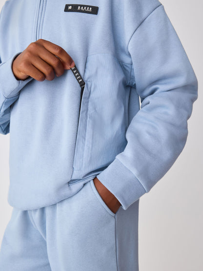 Baker by Ted Baker Blue Oversized Blue Funnel Neck Hoodie and Joggers Set - image 6
