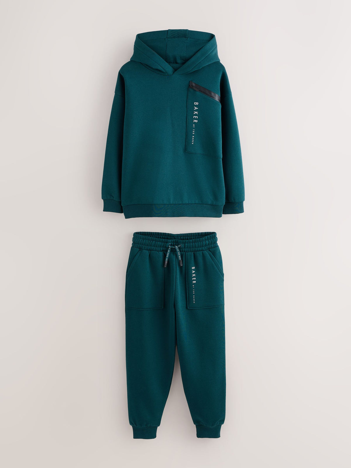 Dsiney Kidz - Baker by Ted Baker Oversized Zip Pocket Hoodie and Joggers Set image 1