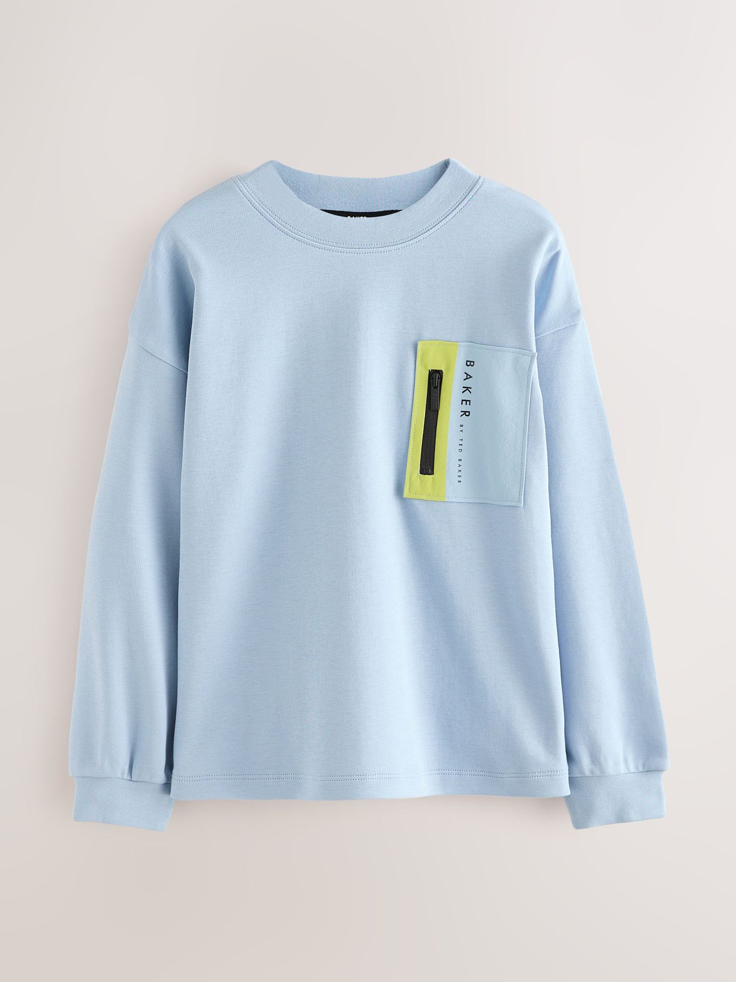 Dsiney Kidz - Baker by Ted Baker Blue/Grey Pocket T-Shirts 2 Pack image 3