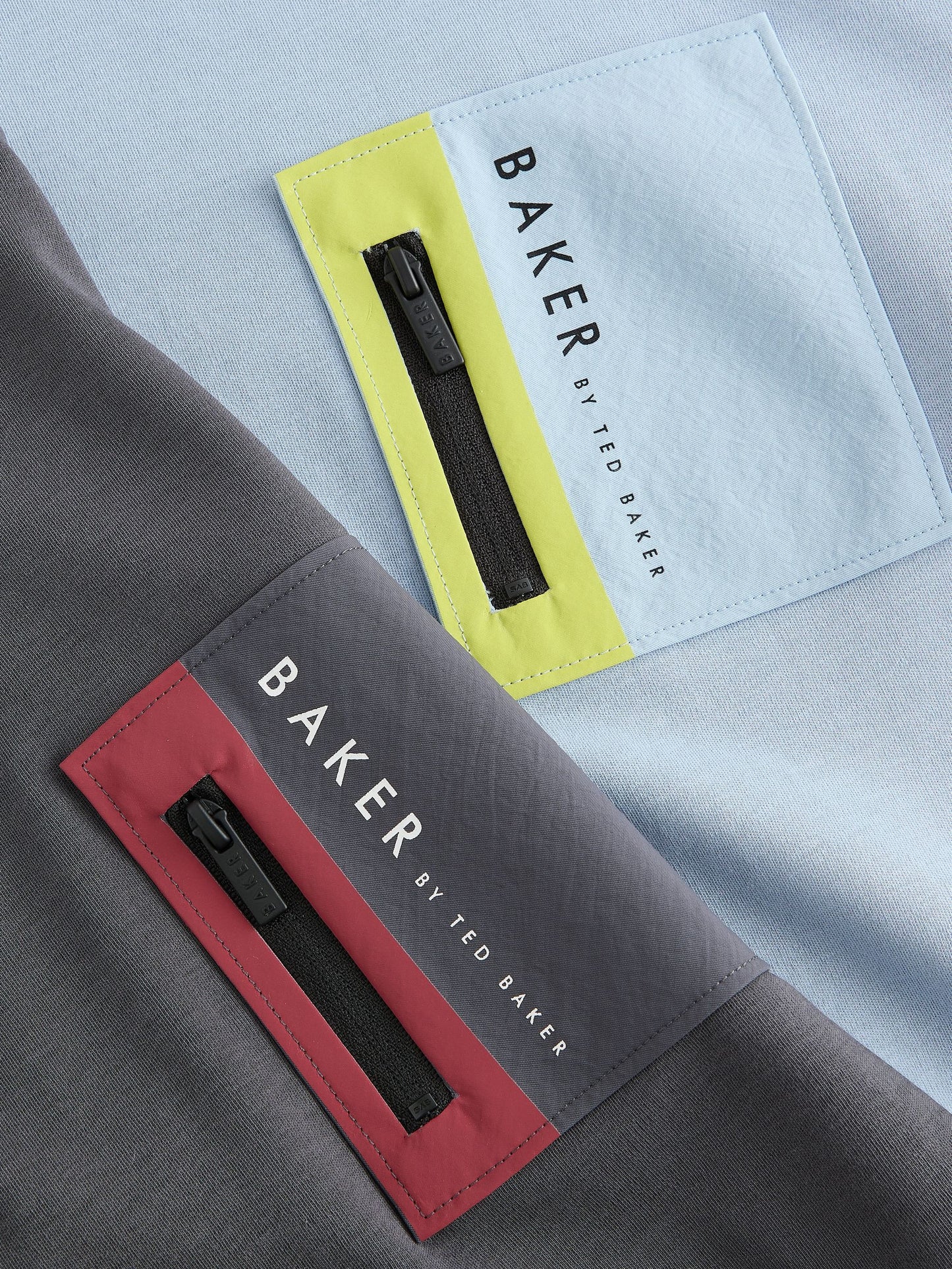 Dsiney Kidz - Baker by Ted Baker Blue/Grey Pocket T-Shirts 2 Pack image 7
