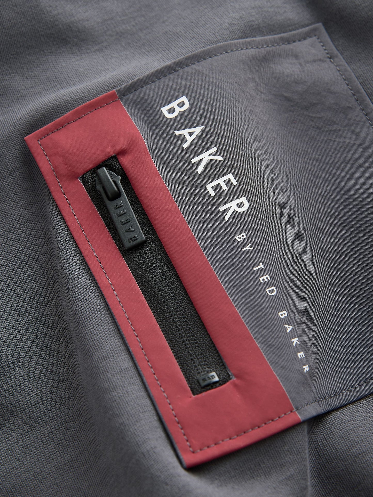 Dsiney Kidz - Baker by Ted Baker Blue/Grey Pocket T-Shirts 2 Pack image 8