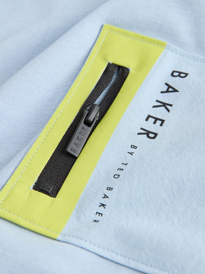 Dsiney Kidz - Baker by Ted Baker Blue/Grey Pocket T-Shirts 2 Pack image 9