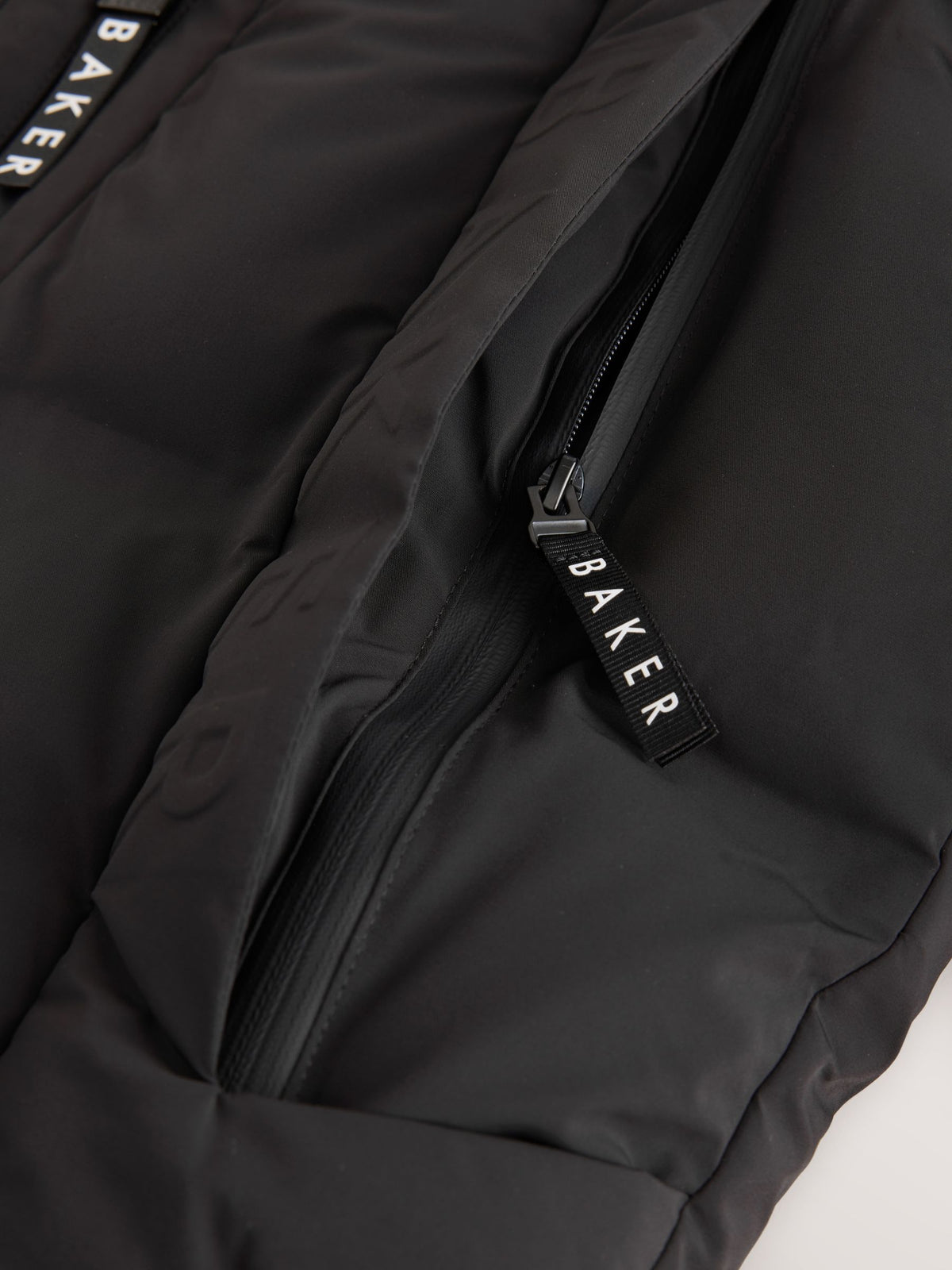 Baker by Ted Baker Black Shower Resistant Longline Padded Coat - image 10