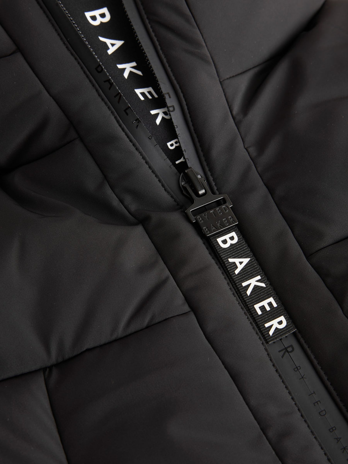 Baker by Ted Baker Black Shower Resistant Longline Padded Coat - image 13