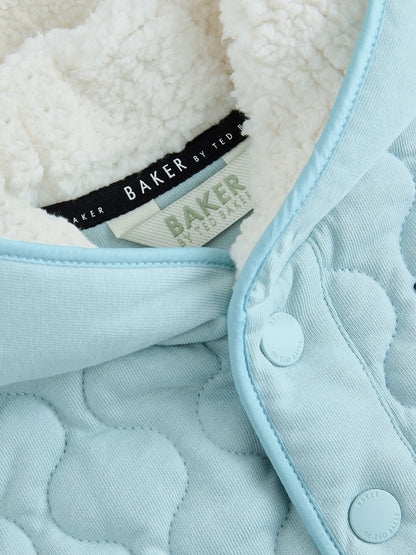 Dsiney Kidz - Baker by Ted Baker Green Quilted Jacket image 5